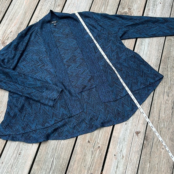Apt. 9 sparkly open swing sweater jacket XL - Picture 6 of 7